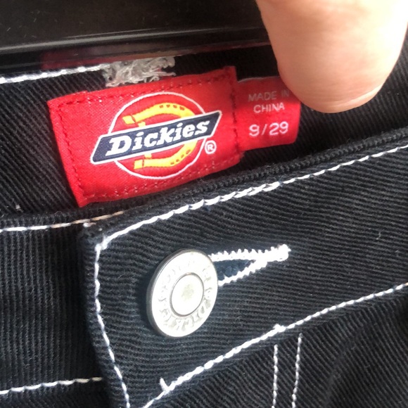 Dickies High Waisted Carpenter Pants- Black - Picture 2 of 5